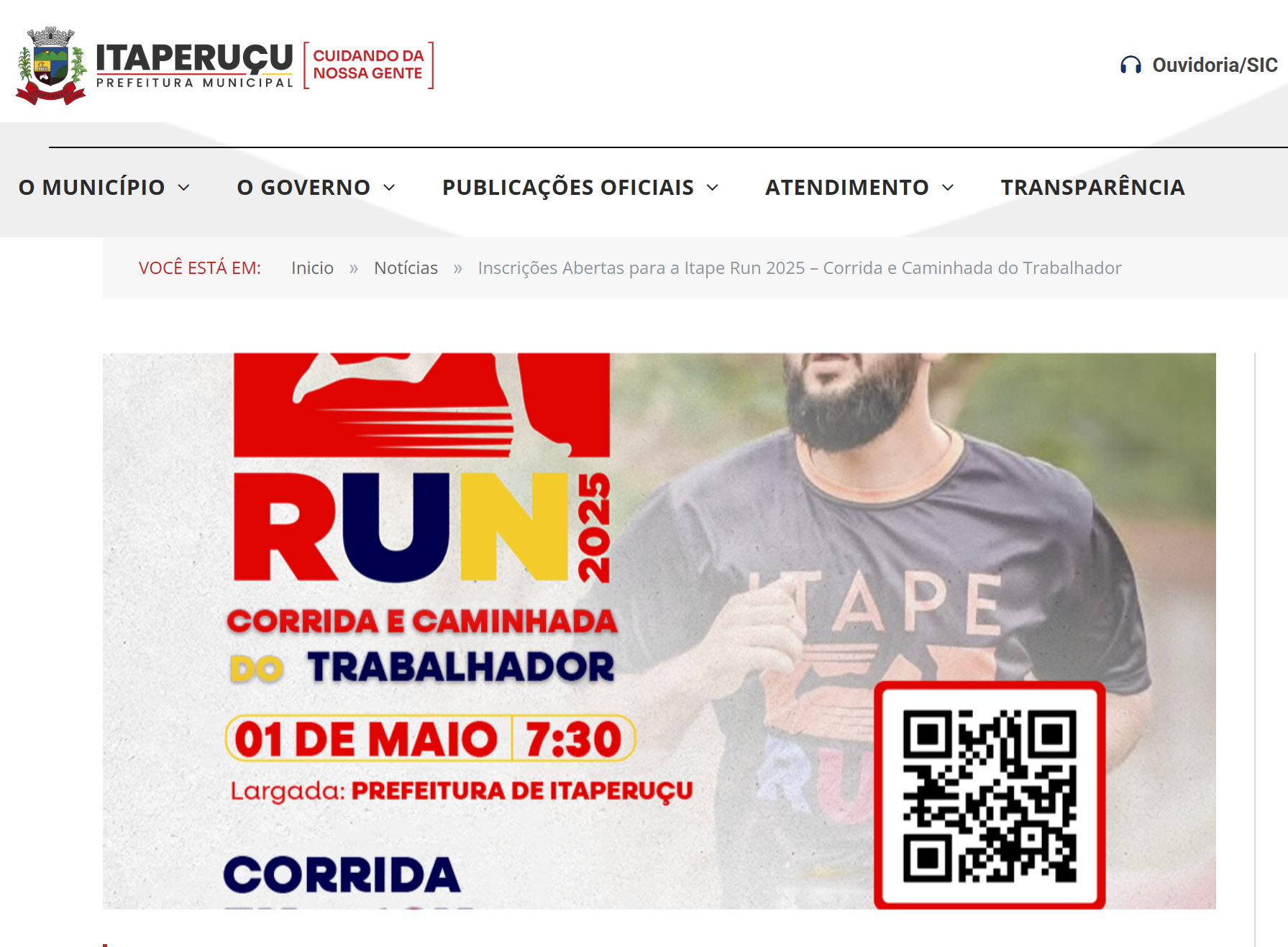 Neto Santos marca presença na Itape Run 2025